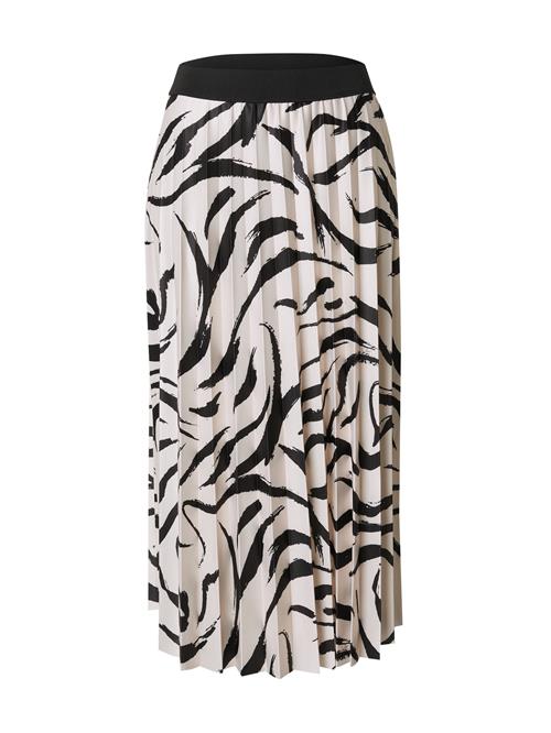 VILA Nederdel 'Nitban'  lysebeige / sort