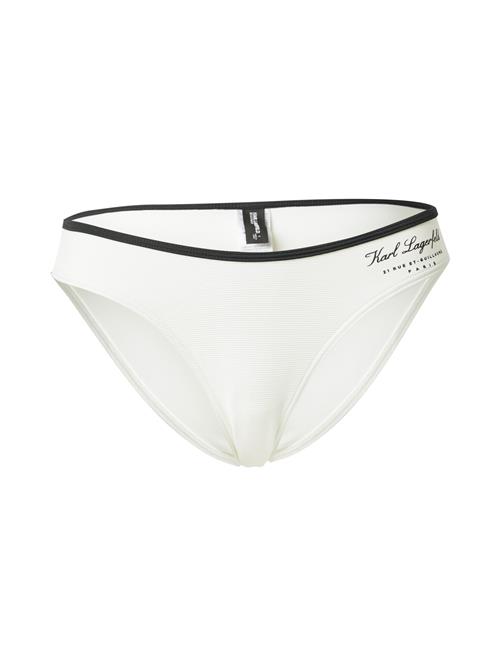 Karl Lagerfeld Bikinitrusse 'Hotel Karl'  creme / sort