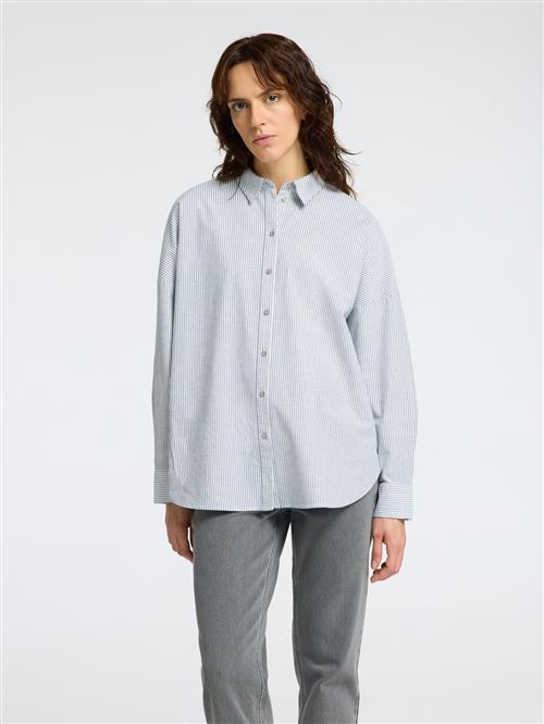 SELECTED FEMME Bluse  blå / hvid