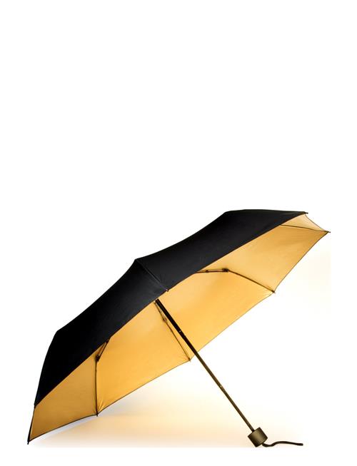 Black & Gold Umbrella Suck UK Black