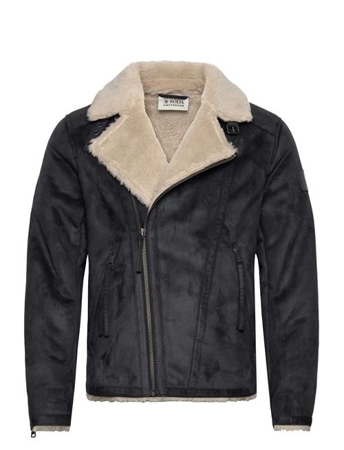 Scotch & Soda Faux Sheerling Jacket Scotch & Soda Black