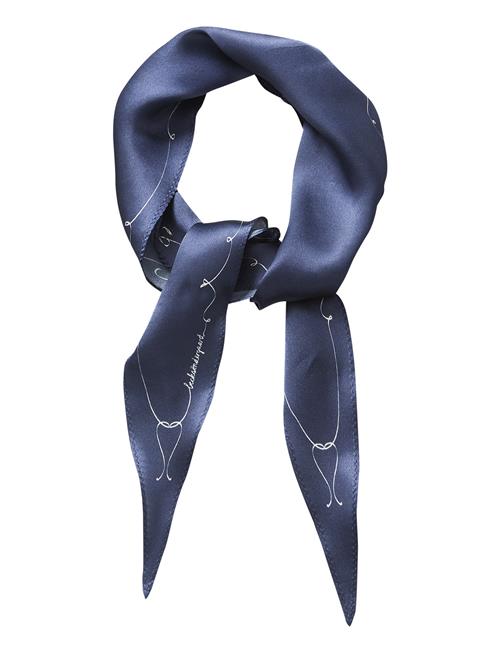 Becksöndergaard Pencia Diamond Scarf Becksöndergaard Navy