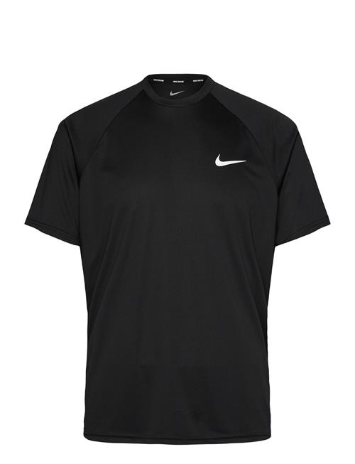 NIKE SWIM Nike Essential Short Sleeve Hydroguard NIKE SWIM Black