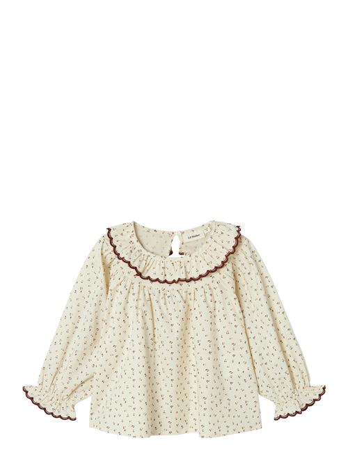 Se Lil'Atelier Nmfrasia Ls Loose Shirt Lil Lil'Atelier Cream ved Booztlet