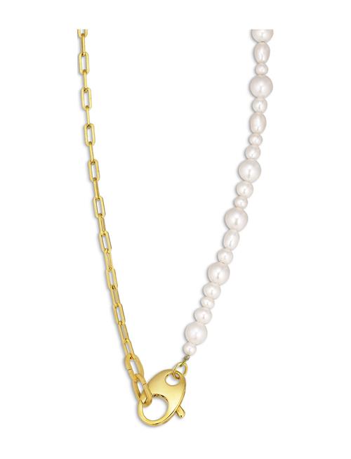 Jane Koenig Atomic Pearl Chain Necklace Jane Koenig Gold