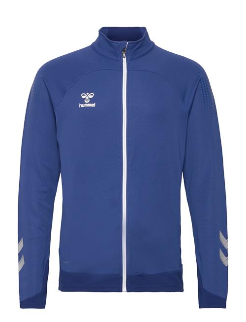 Se Hmllead Poly Zip Jacket Hummel Blue ved Booztlet