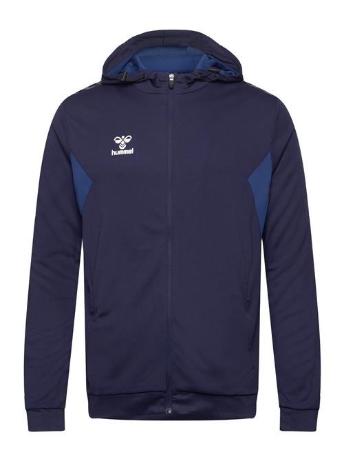 Hmlauthentic Pl Zip Hoodie Hummel Navy