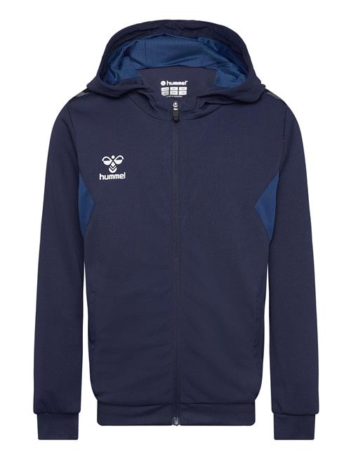 Se Hummel Hmlauthentic Pl Zip Hoodie Kids Hummel Blue ved Booztlet