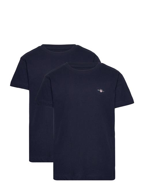 C-Neck T-Shirt 2-Pack GANT Navy