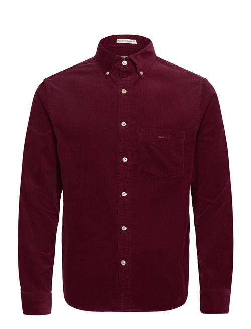 GANT Reg Ut Corduroy Shirt GANT Burgundy