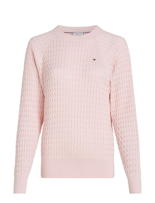 Co Cable C-Nk Sweater Tommy Hilfiger Pink