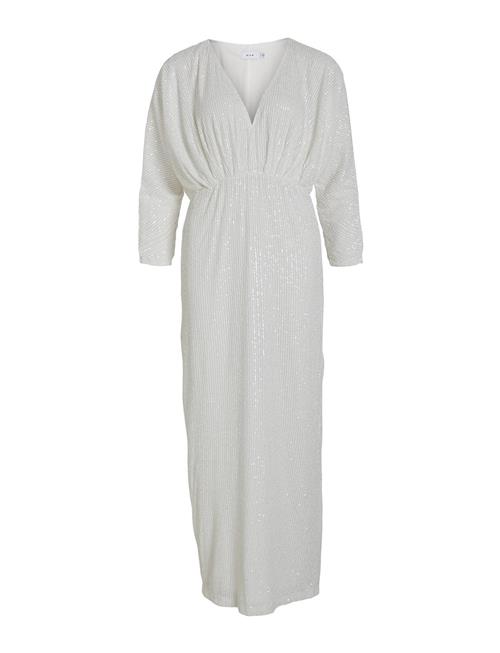 Vimaia V-Neck L/S Maxi Dress/Br/Dc Vila Grey