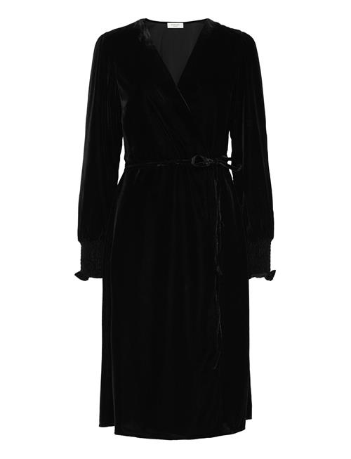 Aomi Wrap Dress Rosemunde Black