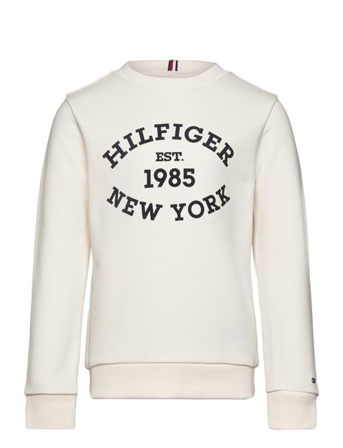 Monotype Flock Reg Sweatshirt Tommy Hilfiger Cream