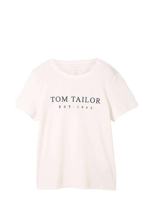 Tom Tailor T-Shirt Logo Print Tom Tailor White