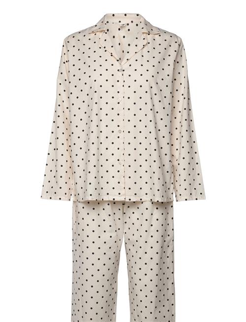 Becksöndergaard Dot Pyjamas Set Becksöndergaard Cream