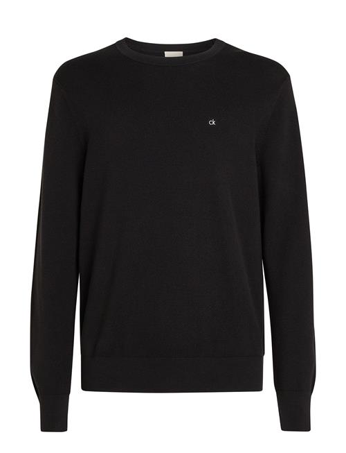 Micro Pique Structure Sweater Calvin Klein Black