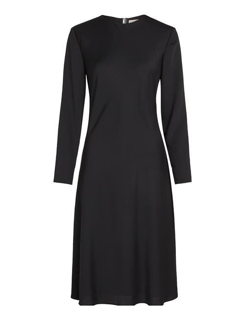 Calvin Klein Recycled Cdc Fit & Flare Dress Calvin Klein Black