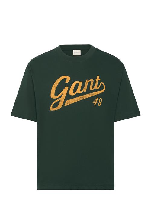 GANT Graphic T-Shirt GANT Green