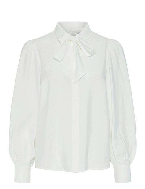 YAS Yaspil Ls Bow Shirt S. Noos YAS White