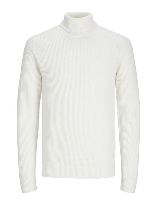 Jack & Jones Jjpannel Knit Roll Neck Aw24 Jack & J S White