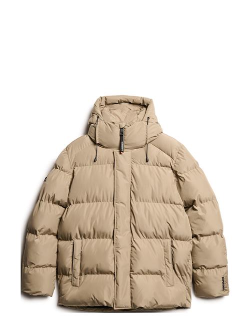 Superdry Hooded 5 Baffle Sports Puffer Superdry Beige