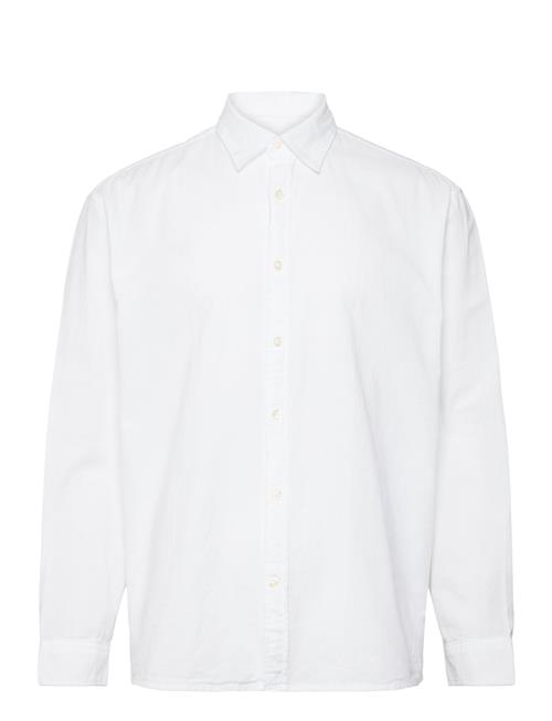 Selected Homme Slhboxy Mat-Ox Ls Shirt Ex Selected Homme White