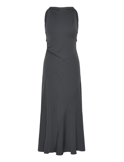 Mango Long Flared Dress Mango Grey