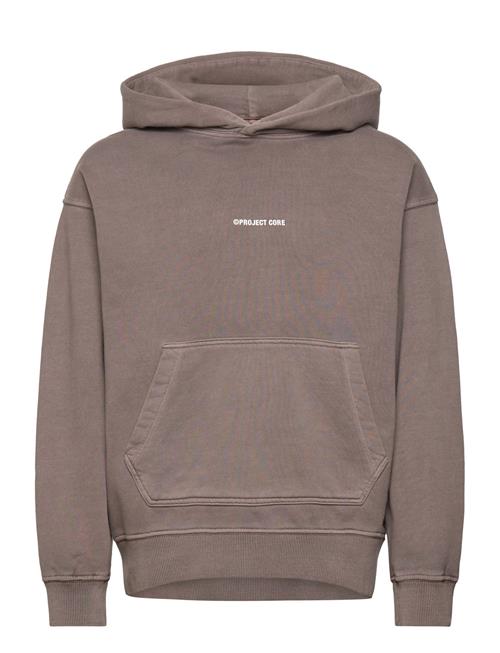 Jack & Jones Jcokinetic Dyed Sweat Hood Jnr Jack & J S Brown