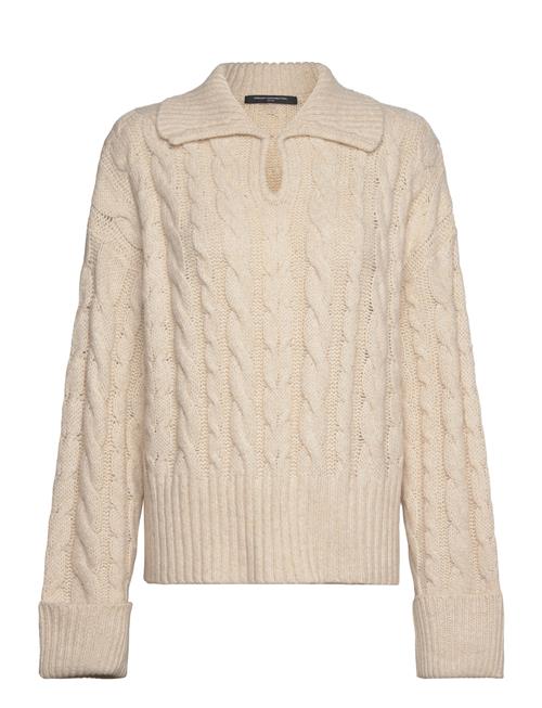 French Connection Kyla Sparkle Ls Jumper French Connection Cream