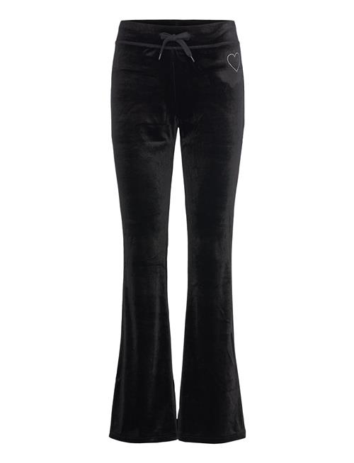 Monki Soft Velvet Trousers Monki Black