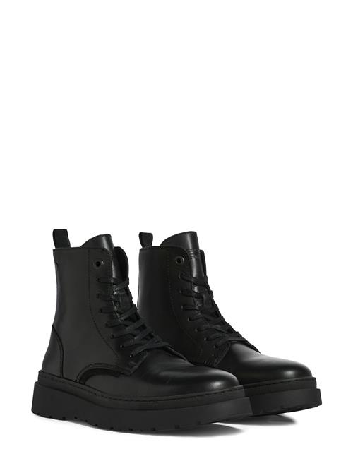 Jack & Jones Jfwadam Leather Boot Jack & J S Black