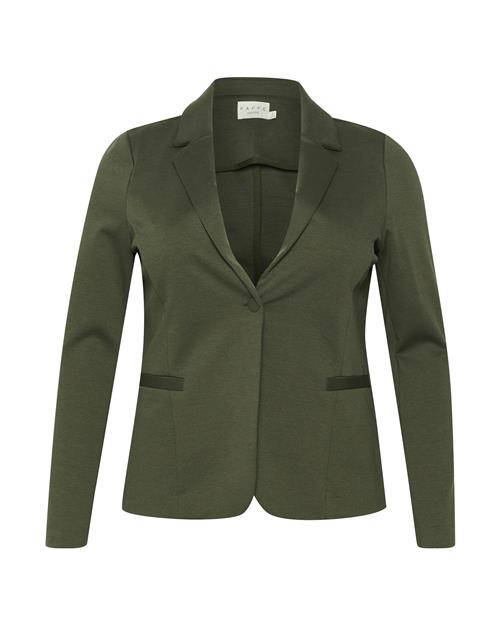 KAFFE CURVE Blazer 'Jenna'  mørkegrøn