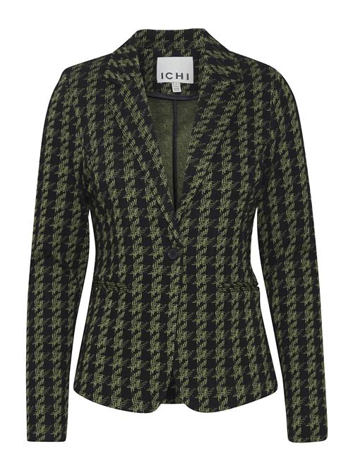 ICHI Ihkate Houndstooth Bl ICHI Green