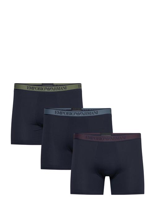 Emporio Armani Men's Knit 3-Pack Boxer Emporio Armani Navy