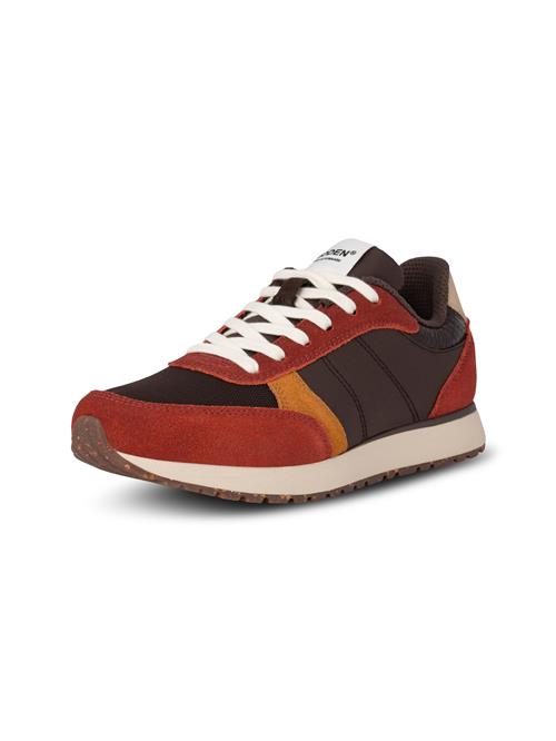 WODEN Sneaker low 'Ronja'  brun / antracit / orange