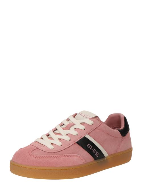 GUESS Sneaker low 'Nolinas'  ecru / rosé / sort