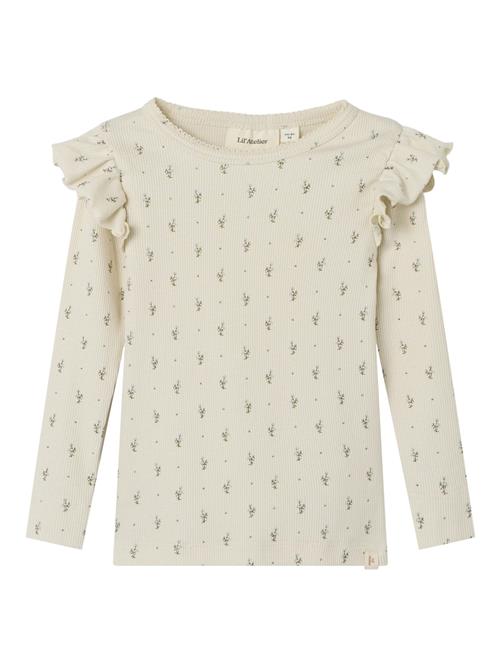 NAME IT Bluse  beige / sort