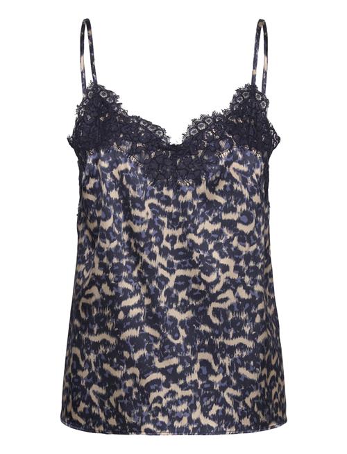 Rosemunde Rwjade Silk Regular Strap Lace Top Rosemunde Blue