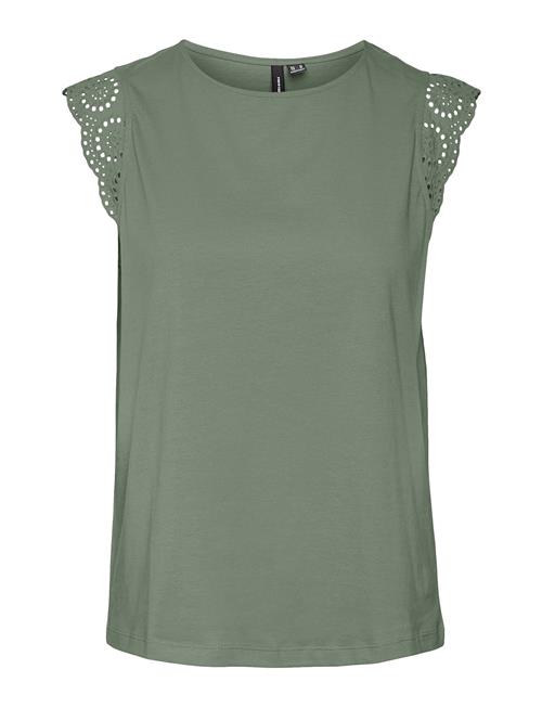 Vero Moda Vmemily Sl Gathering Top Jrs Noos Vero Moda Green