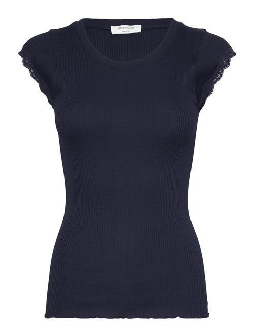 Short Sleeve Top W/ Lace Rosemunde Navy