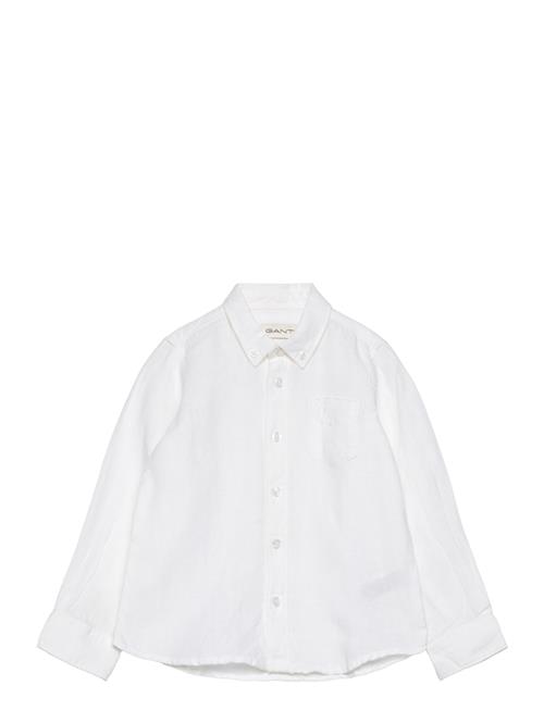 GANT Reg. Linen Ls B.d. Shirt GANT White