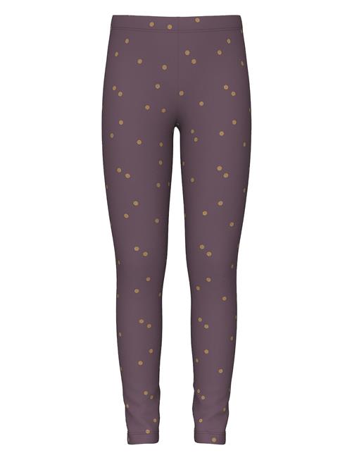 Nkfvivian Glitter Legging Name It Purple