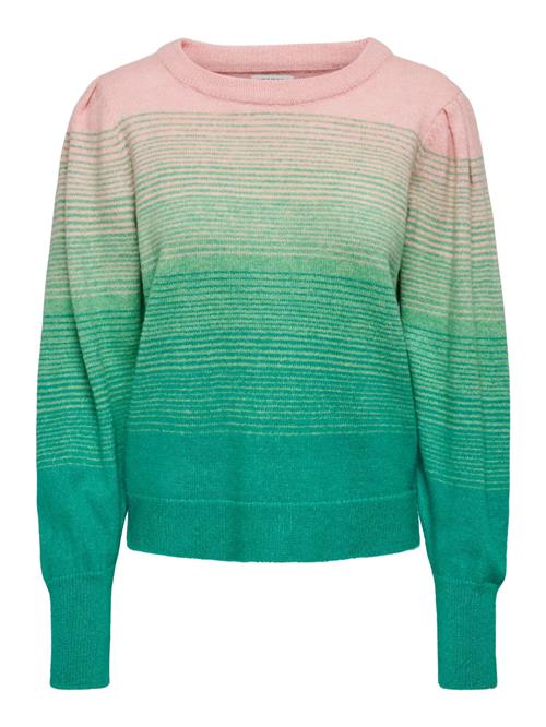 ONLY Pullover 'SUNRISE'  jade / græsgrøn / lys pink