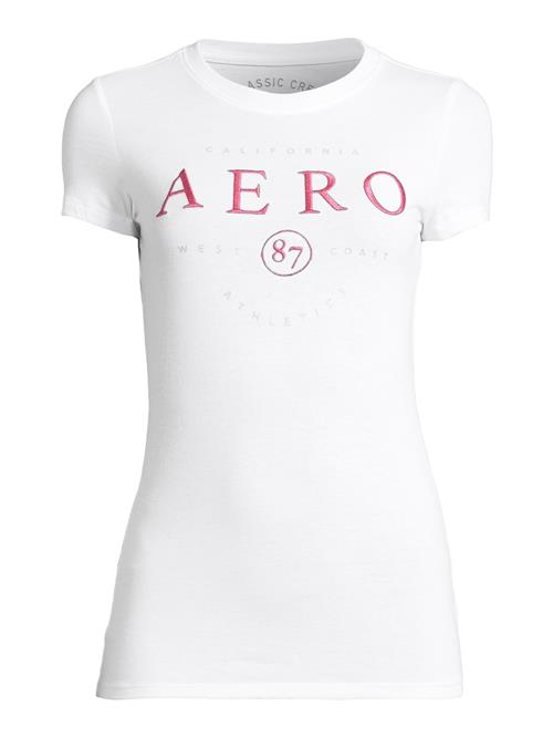 Se AÉROPOSTALE Shirts  pink / sort / sølv / hvid ved About You