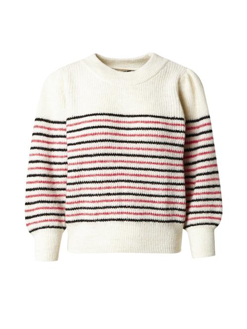 VERO MODA Pullover 'VMVigga'  creme / rød / sort