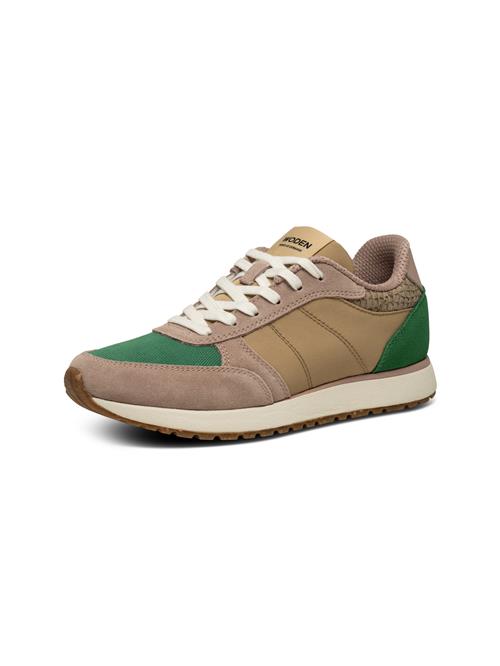 WODEN Sneaker low 'Ronja'  brun / grøn