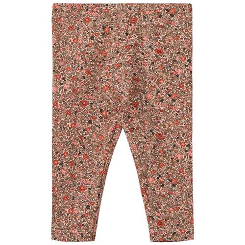 Wheat GOTS Jules Blomstrede Baby-leggings rose Flower Meadow | Lyserød | 68 cm