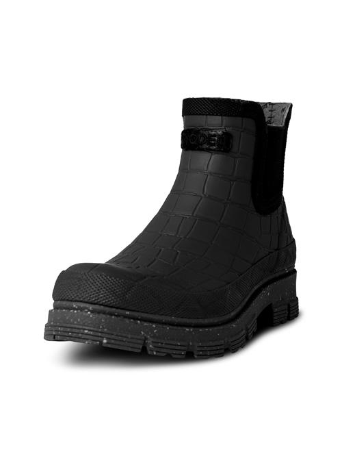 WODEN Støvletter ' Liv Croco Waterproof '  sort