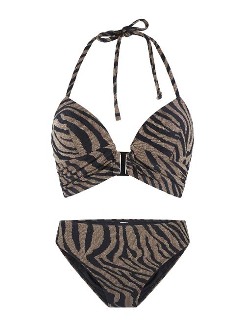 LingaDore Bikini  brun-meleret / sort